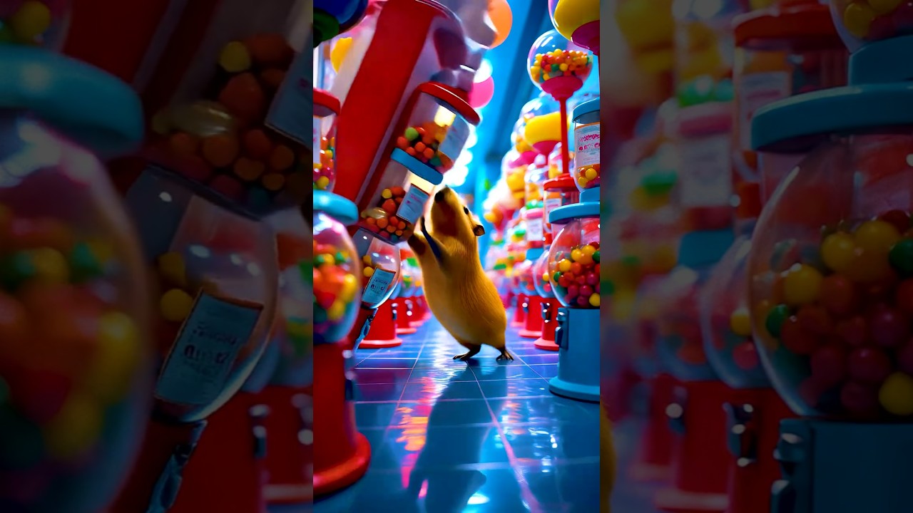 Baby Capybara Gumball Machine APOCALYPSE! 🤯 (Mall Meltdown!)