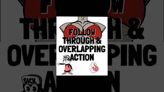 FOLLOW THROUGH AND OVERLAPPING ACTION #arttips #2danimation #animation