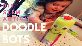 TUTORIAL: STEM Activity: Doodle Bots | Make a Robot | Dollar Tree Craft for Kids