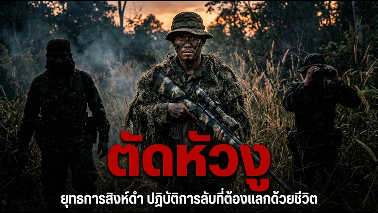 ตัดหัวงูเพื่อจบสงคราม : ยุทธการสิงห์ดำ ปฏิบัติการลับที่ต้องแลกด้วยชีวิต  #ยุทธการสิงห์ดำ