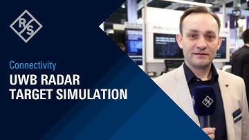 UWB radar target simulation