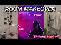 EXTREME ROOM TRANSFORMATION + TOUR! *pinterest/THAT GIRL inspired*