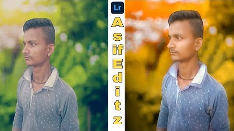 Lightroom dark blue effect photo editing tutorial | lightroom background colour change preset