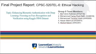 Enhancing Biometric Authentication with Deep Learning(Research paper presentation)