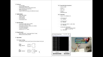 RS232 Serial IO Relay Board