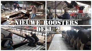 Tweede rij ROOSTERS gaat er MOELIJK uit | Deel 2 roosters vervangen | Boer Gerrit vlogt