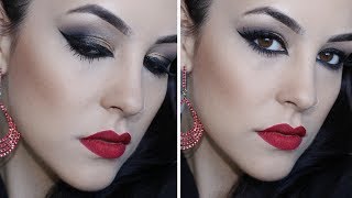 Bold Eye and Bold Lip Makeup
