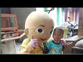 Ada badut ke rumah eza//badut upin ipin