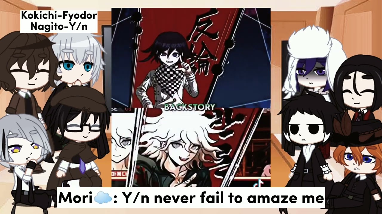 Bungou stray dogs react to M!Y/n