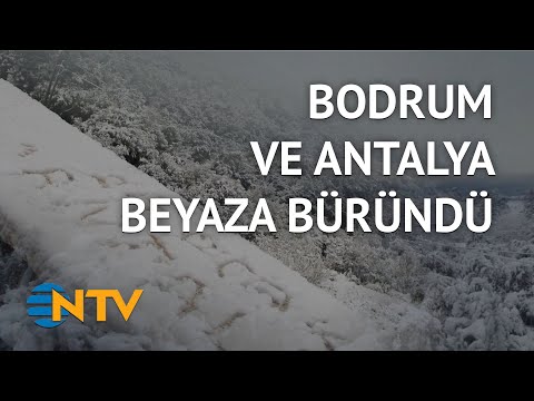 @NTV Antalya'ya 29 yıl sonra kar yağdı