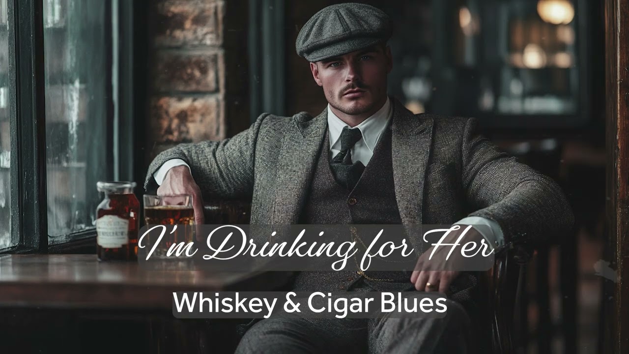 I'm Drinking for Her, Whiskey & Cigar Blues Guitar - Soul Blues Guitar Music