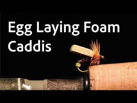 How to Tie the Egg Laying Foam Caddis fly tying video