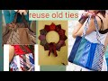 #part_3 Reuse your old ties// awasome ideas to creat new item from old tie