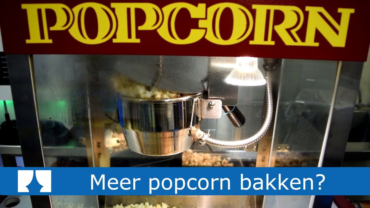 diepgaand Somatische cel Meenemen Zelf popcorn maken? Handleiding popcorn machine van Partyhome - YouTube