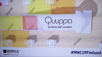 Quuppa indoor location demo at MWC2017 - GRIZZLY ANALYTICS
