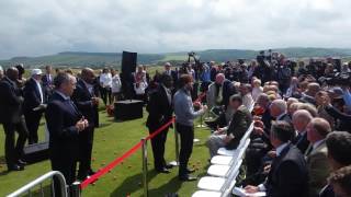 Famous Protester throws 'Nazi' golf balls at Trump in Scotland Profile