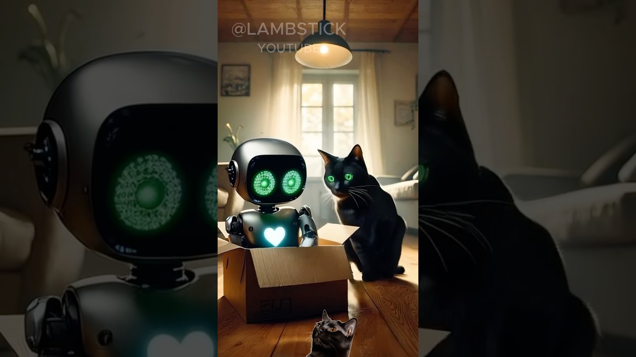 🤖🐱 Робот и кот: Последняя искра 🔋💔