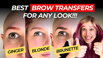 How I Get My Wig and Brow Transfers to Match Perfectly