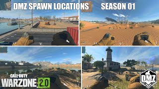 Warzone 2.0 DMZ Season 1 Spawn Locations