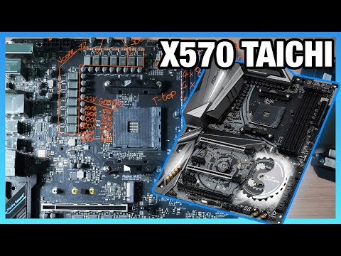 ASRock X570 Taichi Motherboard Analysis of VRM & PCB