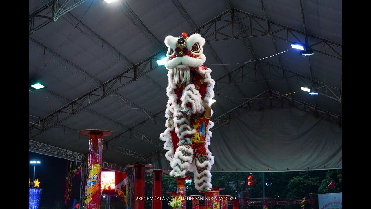 2022 - Long Nhi Quận 8 - Múa Lân Lên Mai Hoa Thung - Liên Hoan LSR Đất Võ Quy Nhơn - Bình Định Lần I