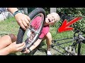 BMX БЕЗ ТОРМОЗОВ!!! НОВОЕ КОЛЕСО ДЛЯ СТАРОГО ВЕЛОСИПЕДА! ТРЮКИ