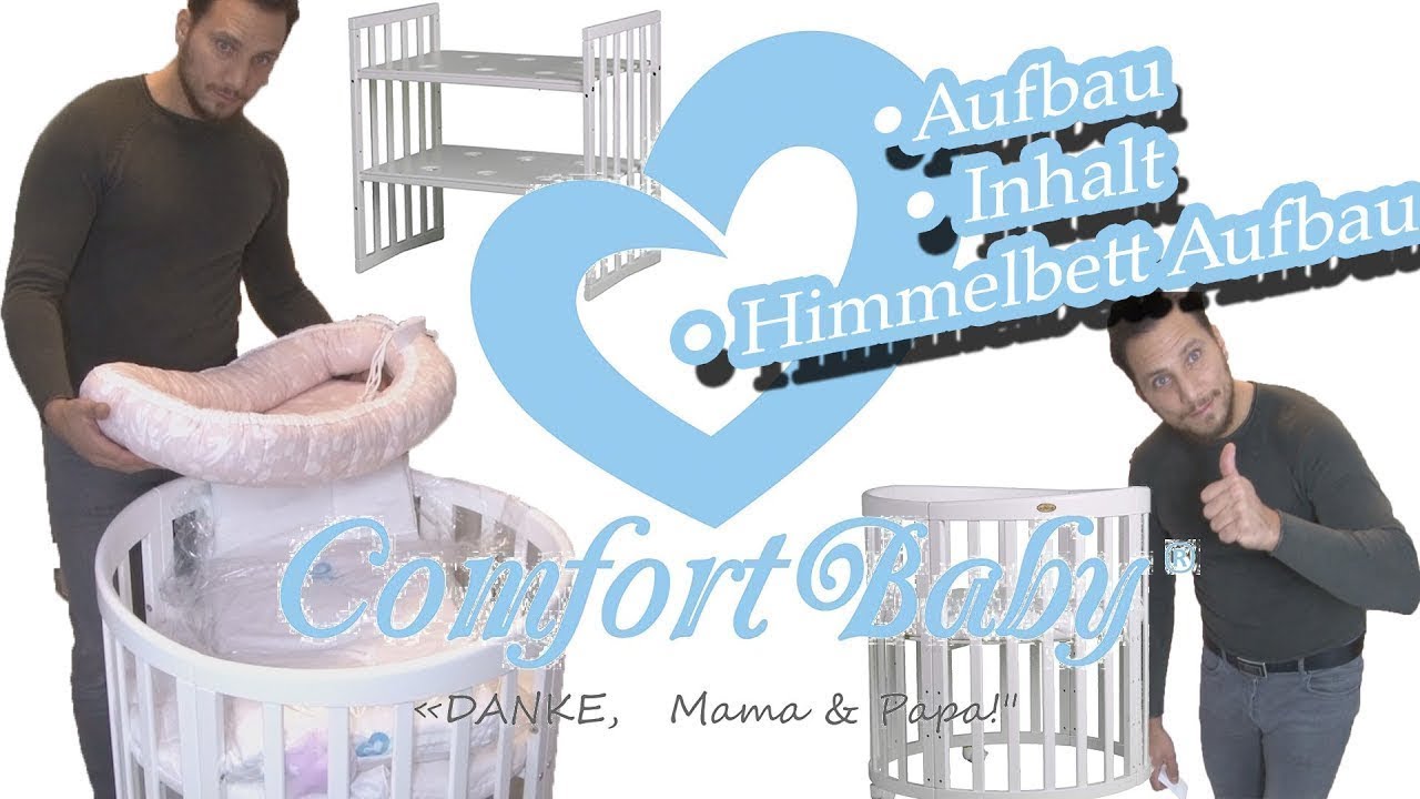 Comfort Baby - Babybett SmartGrow 7in1 - Aufbau und Inhalt - Himmelbett und  BabySet - Anleitung - YouTube