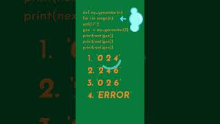 Python Generators #codingshortvideo #youtubegrowth #youtubeshorts #new #youtube
