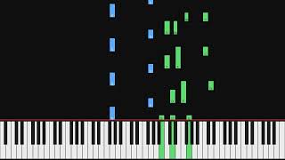 Cornelius Gurlitt - Allegretto, op. 1 | Piano Visualizati [OLD VERSION - See Description for Update]
