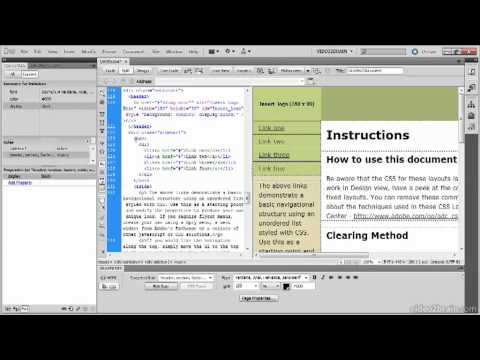 3.1  Using a Predefined HTML5 Layout