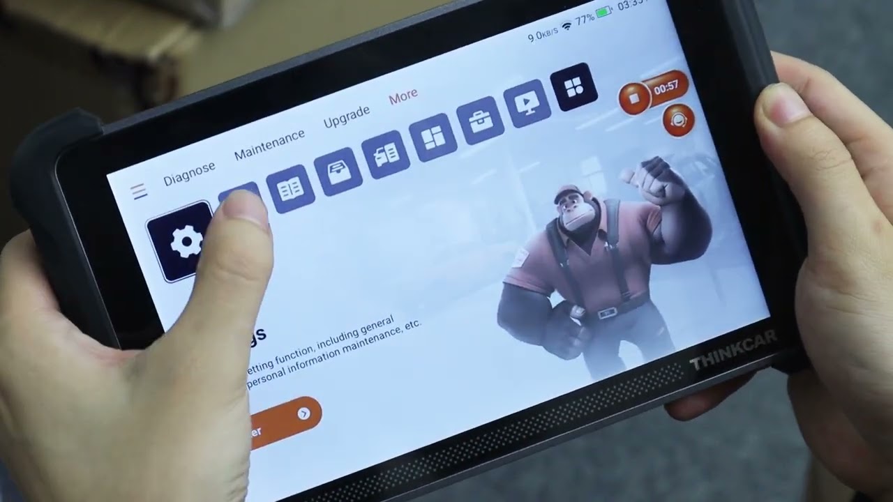 Touch the THINKTOOL 191 