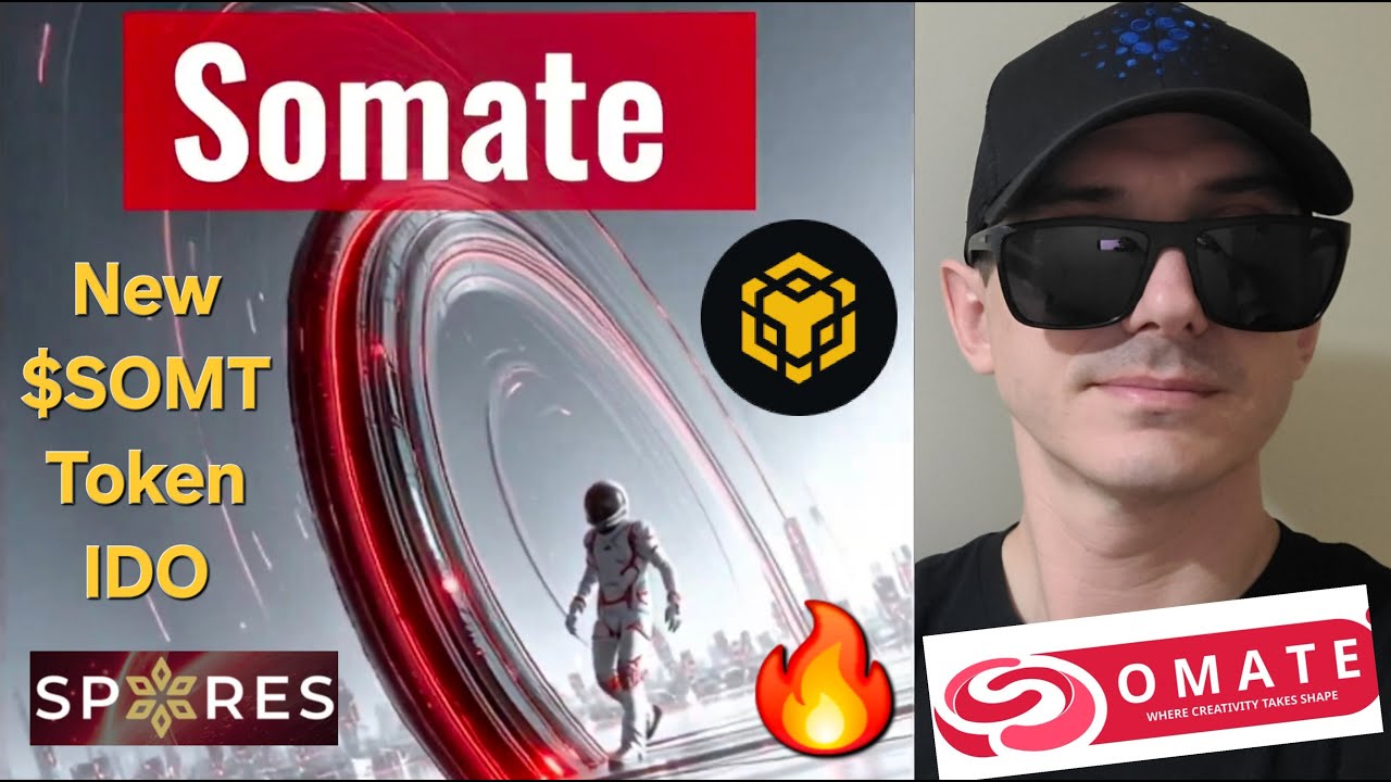 $SOMT - SOMATE TOKEN PRESALE IDO CRYPTO COIN HOW TO BUY SOMT SPORES NETWORK  LAUNCHPAD BNB BSC 2026