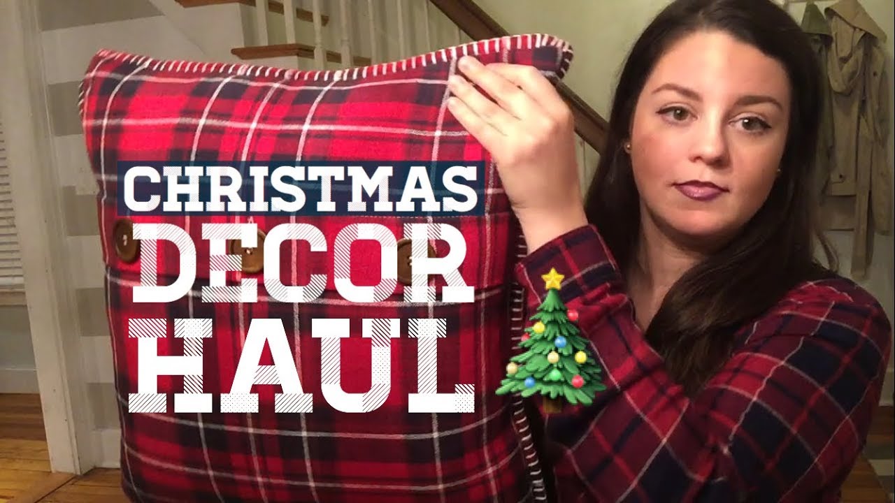Farmhouse Christmas Decor Haul Part 2 Marshalls, Big Lots, Christmas