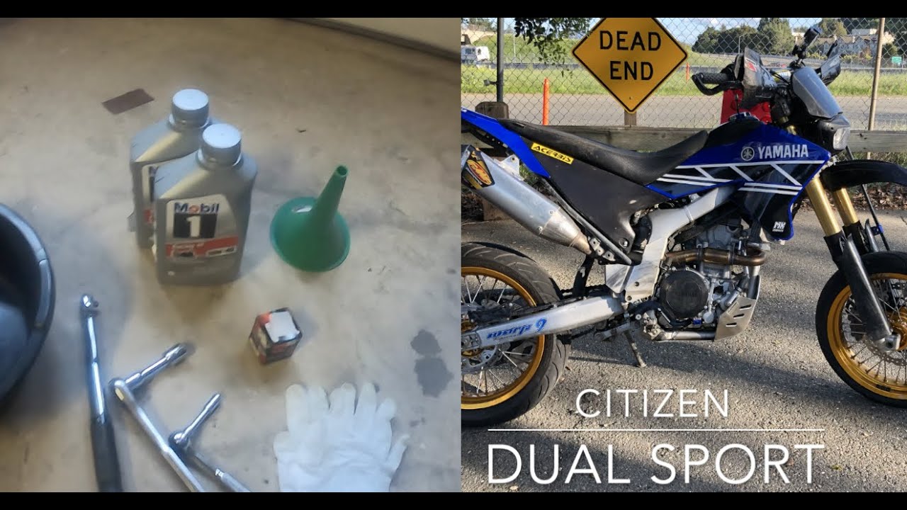 Legacy WR250R Supermoto - quick oil change