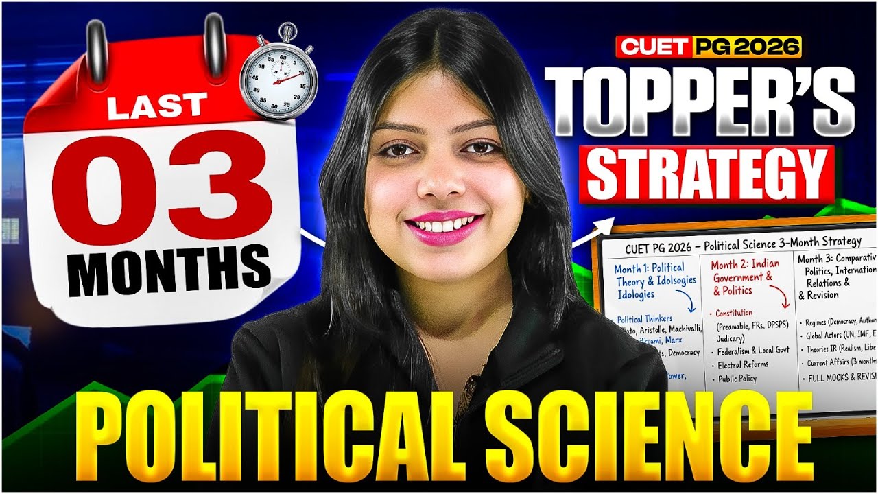 CUET PG 2026: Last 3 Months Topper Strategy | By Swati Ma’am - YouTube