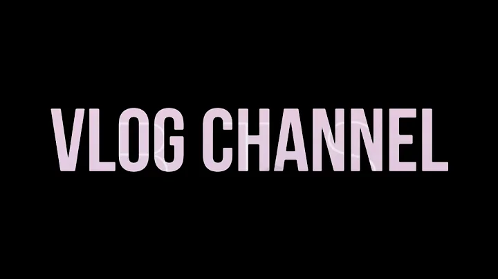 My intro for my vlog channel