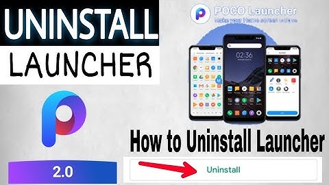 How to uninstall poco launcher in any xiaomi mi phone|Remove poco launcher 2.0 on your smartphone