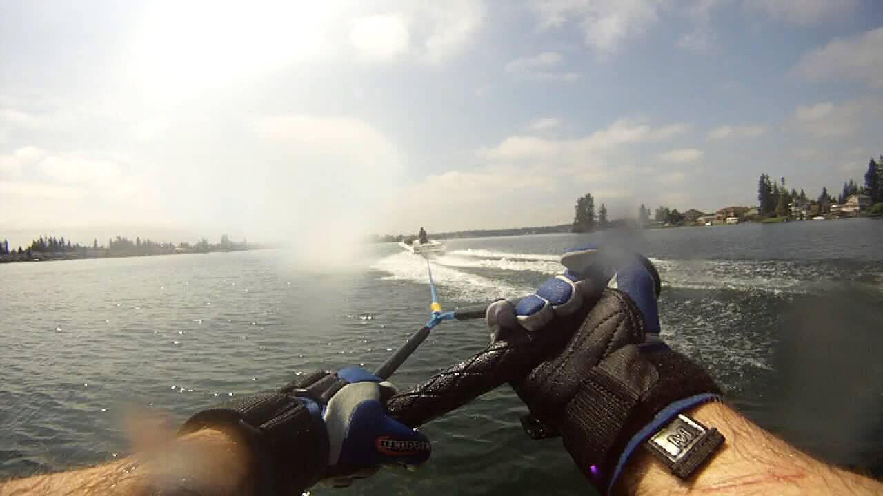 Water skiing at lake Tapps, WA on 7/2/2013 YouTube
