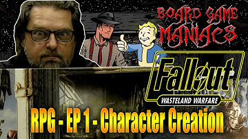 Fallout Wasteland Warfare - RPG Ep1 - Character Creation - Adventure Saturdays - BoardGameManiacs