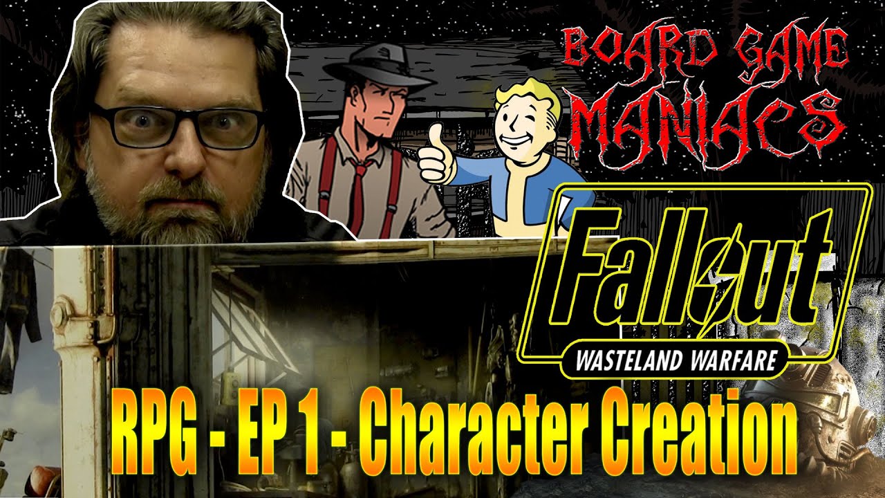 Fallout Wasteland Warfare - RPG Ep1 - Character Creation - Adventure Saturdays - BoardGameManiacs
