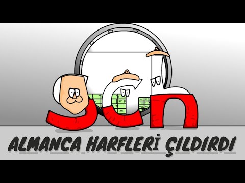 2.DERS ALMANCA|9.sınıf 2.ders|Almanca Harfleri Çıldırdı-Almanca harfleri okunuşu-Almanca Animasyon