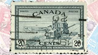 Postage stamps of different countries of the world