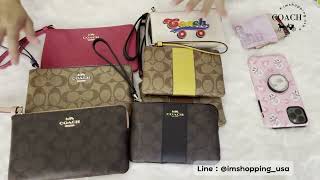 รีวิว กระเป๋า coach คล้องแขน 1 ซิป ไซส์เอส (S) และไซส์แอล (L) มีแบบไหนบ้าง ใส่อะไรได้บ้าง มาดูกันค่า