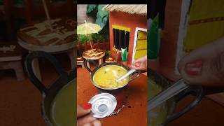 🥣 Mini Cooking कढ़ी चावल 😋 | Mini Kitchen Recipe #MiniKadhiChawal #CookingShorts #MiniRecipe #Shorts