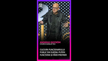 De ce ar putea Suedia funcționa și fără premier | Andreas Ekström, futurist & jurnalist tech
