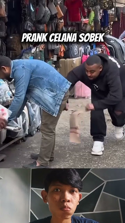 prank celana sobek 🤣🤣 ‎Cr : @manss_fileks #reels #videolucu #prankarab #prankvideo #ngakakkocak #fyp