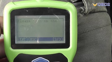 How to use OBDSTAR F108 programm keys for 2015 PEUGEOT 408--UOBDII.COM