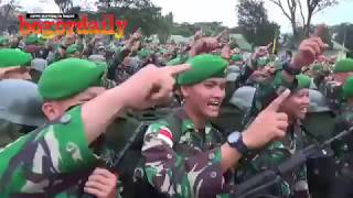 Ratusan Prajurit TNI Infanteri 315 Garuda Diberangkatkan ke Papua