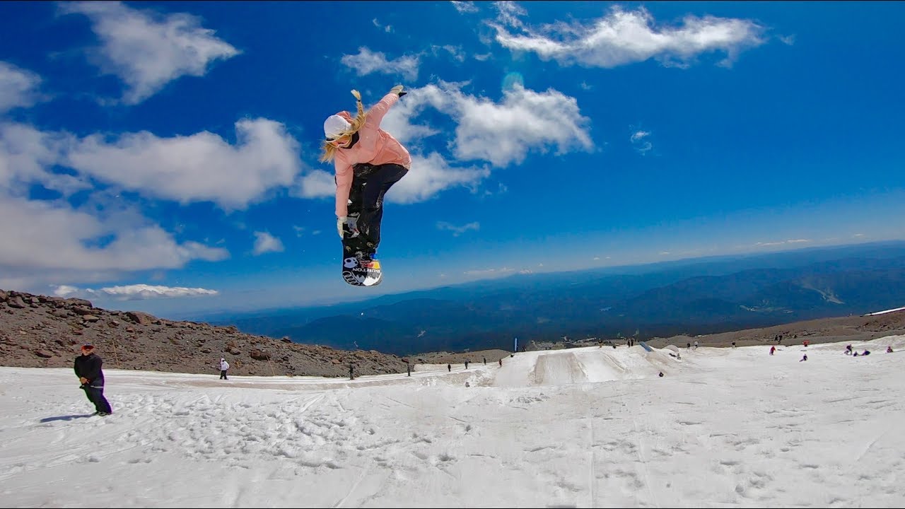 Epic Day Snowboarding at Mount Hood July 2019!