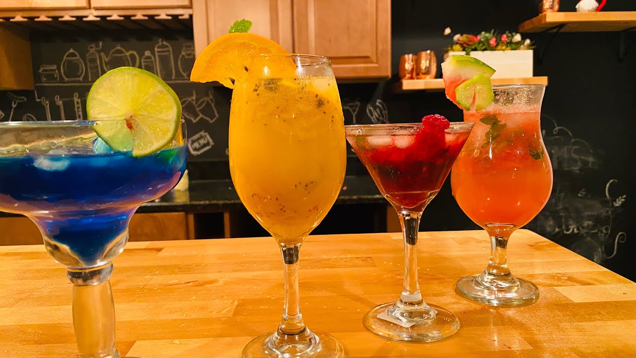 Mocktail recipes in English / summer drinks recipes / non